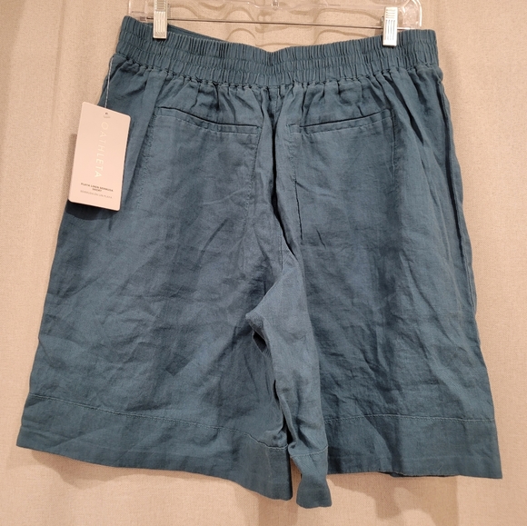 NWT Athleta 100% Linen Playa Women's Shorts Size 12 - Picture 5 of 11